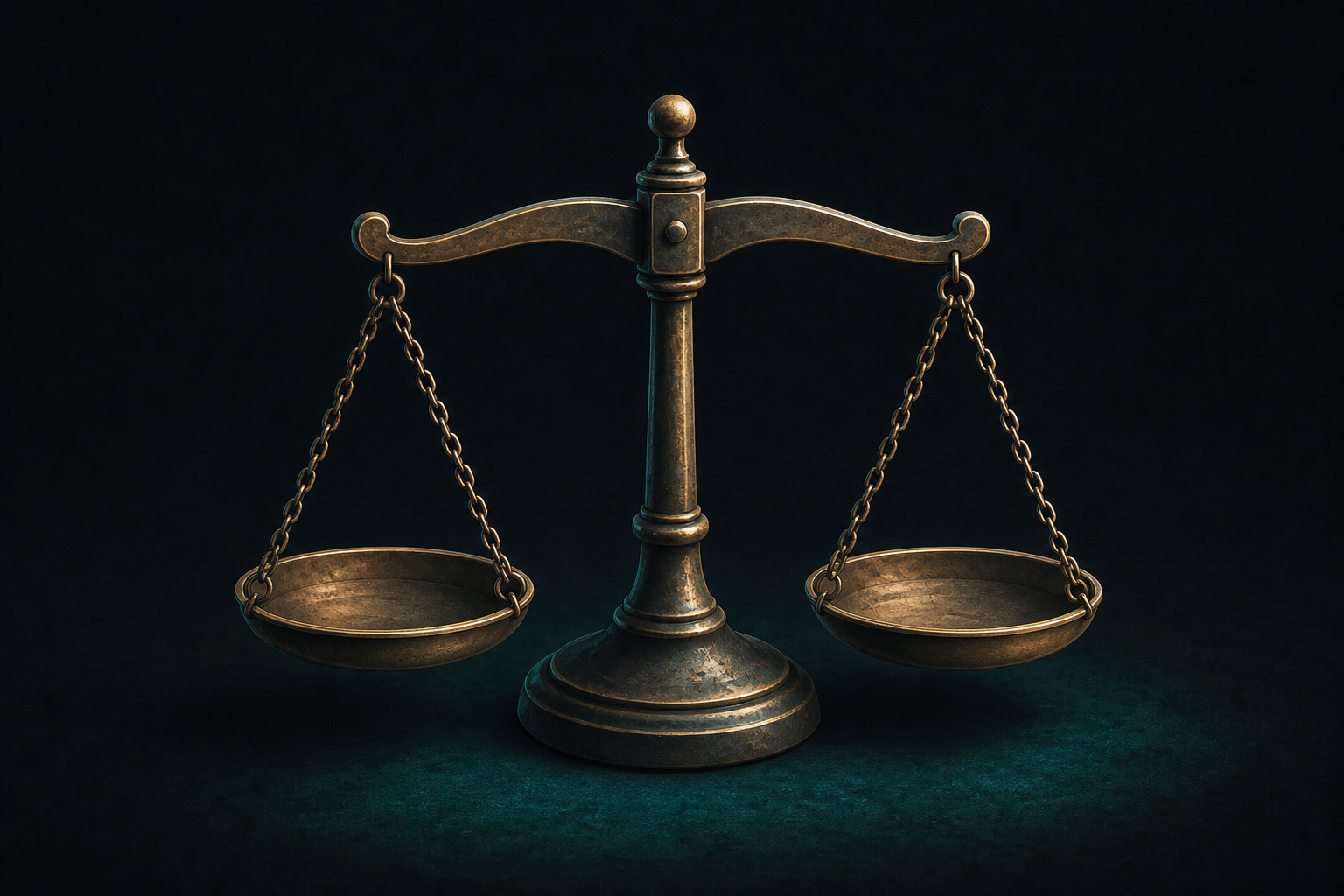 Illustration of vintage balance scales.